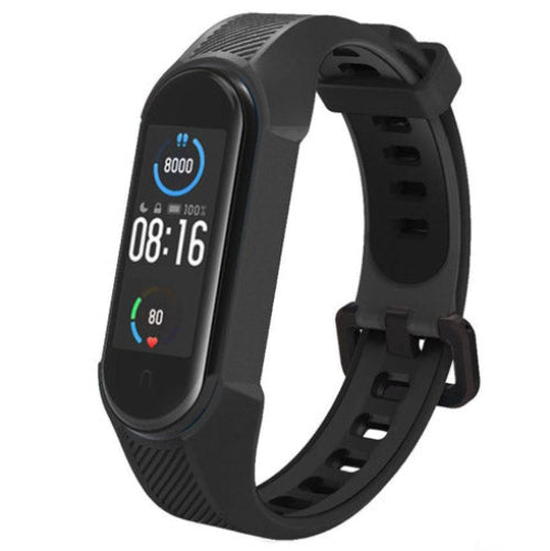 Tech-Protect Armour für Xiaomi Mi Smart Band 7 / 6 / 6 NFC / 5, Schwarz