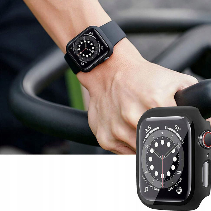 Schutzhülle + Glas Tech-Protect 360Defense für Apple Watch Ultra 3/2/1 49 mm, Schwarz