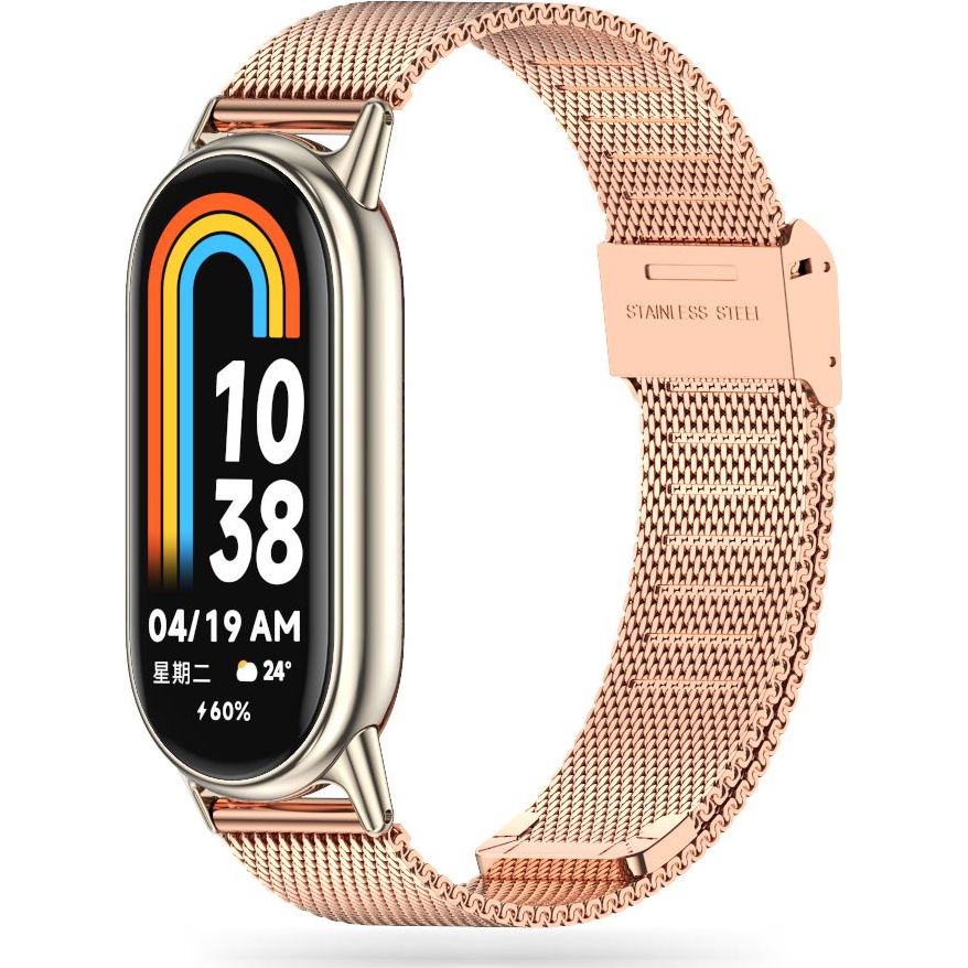 Armband Tech-Protect Milanese Band für Xiaomi Smart Band 8 / 8 NFC, Rosa