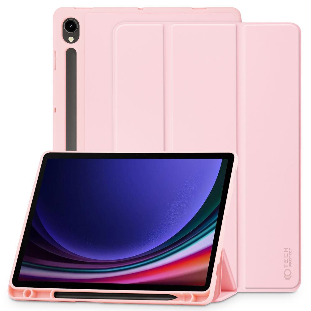 Schutzhülle für Galaxy Tab S10 FE / S9 FE, Tech-Protect SC Pen, Rosa
