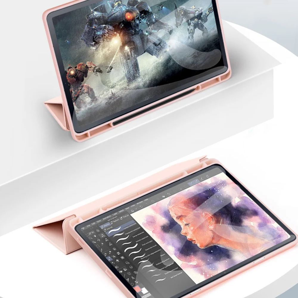 Schutzhülle für Galaxy Tab S10 FE / S9 FE, Tech-Protect SC Pen, Rosa