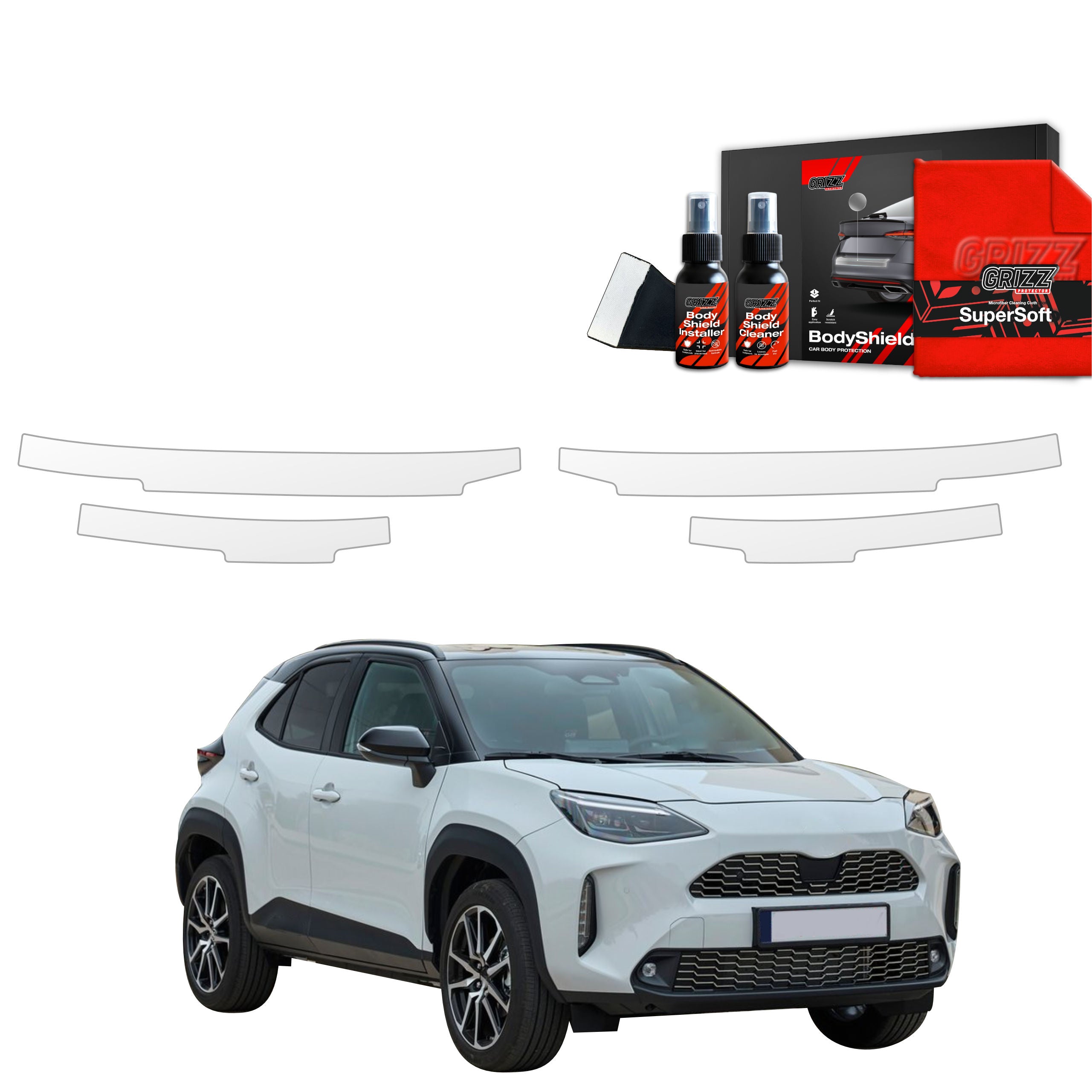 4in1 Schutzfolie Grizz Protector für Schweller - Toyota Yaris Cross (2021-2026)