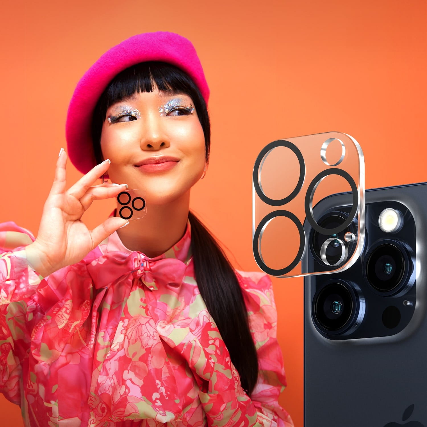 Gehärtetes Glas für die Kamera PanzerGlass Picture Perfect für iPhone 15 Pro Max