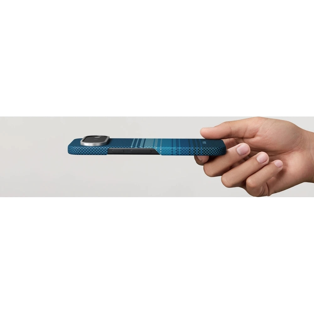 Aramid Handyhülle für Google Pixel 11 Pro XL, PITAKA Ultra-Slim Case mit MagSafe, Blau mit Kevlar (4/14)