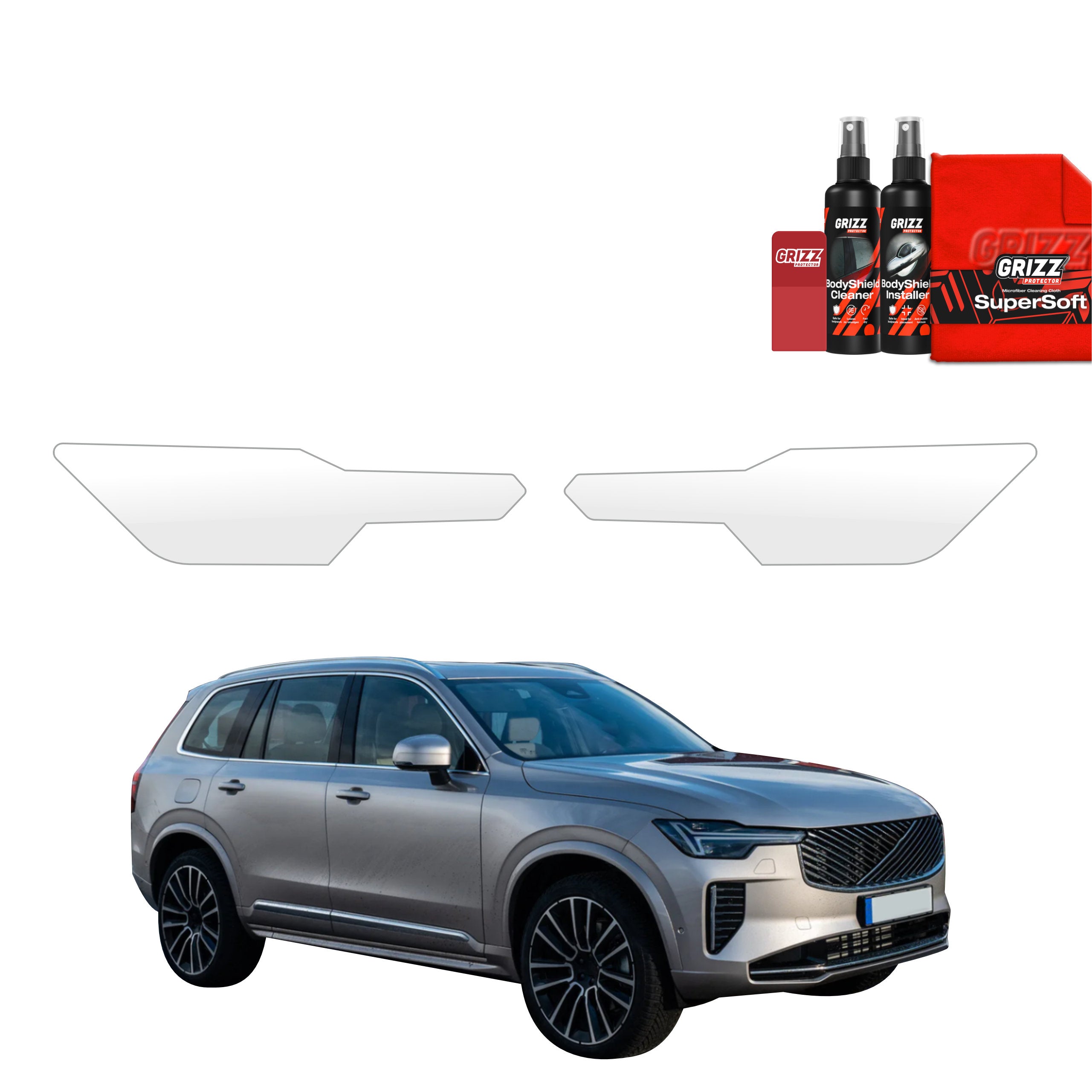 2in1 Schutzfolie Grizz Protector für Scheinwerfer - Volvo XC90 (2026)