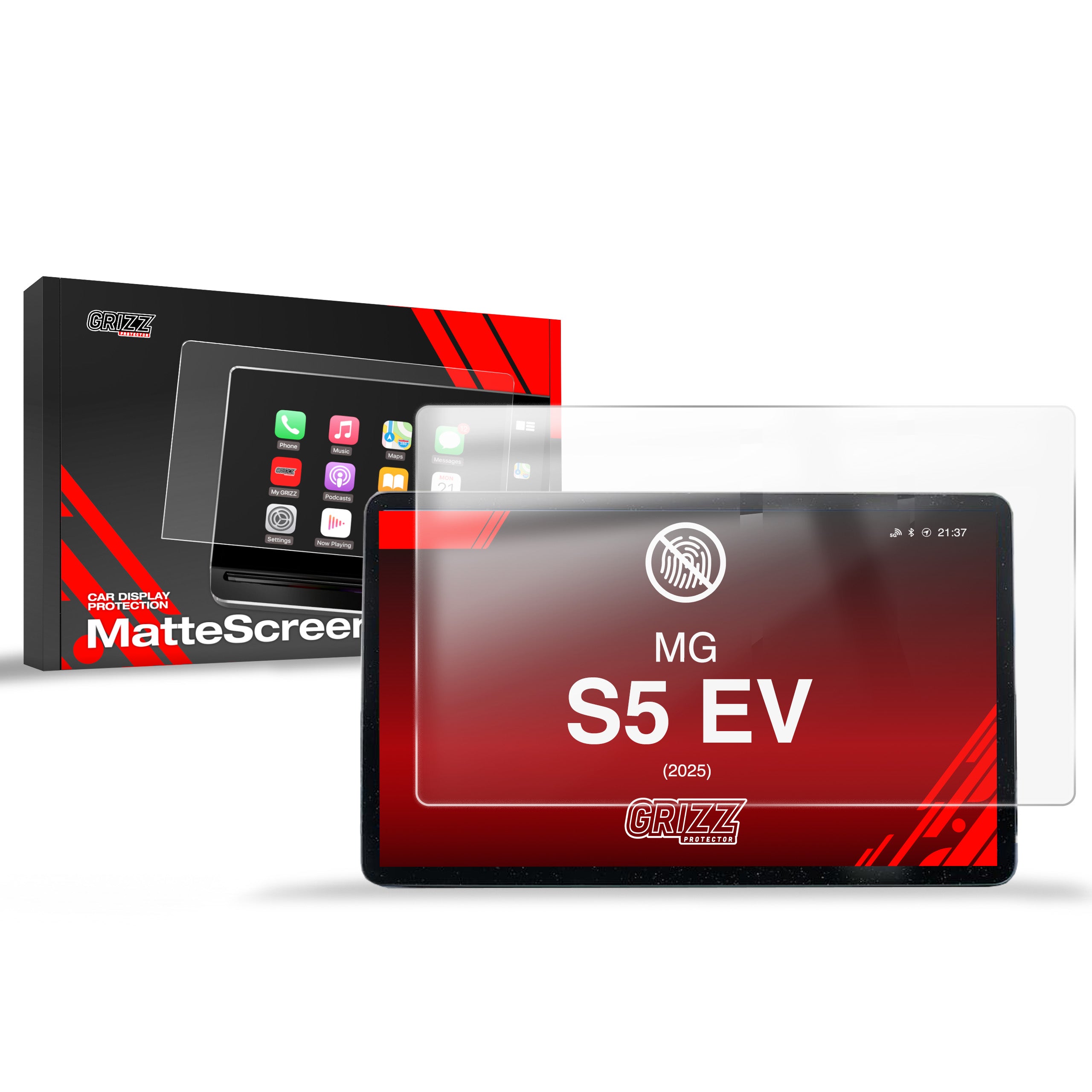 Matte Autodisplayfolie für MG S5 EV 12,8" (2025-2026), Grizz Protector