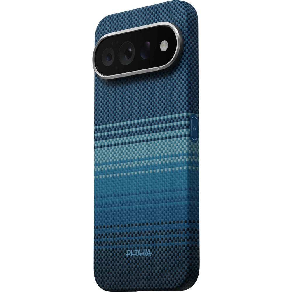 Aramid Handyhülle für Google Pixel 11 Pro XL, PITAKA Ultra-Slim Case mit MagSafe, Blau mit Kevlar (2/14)