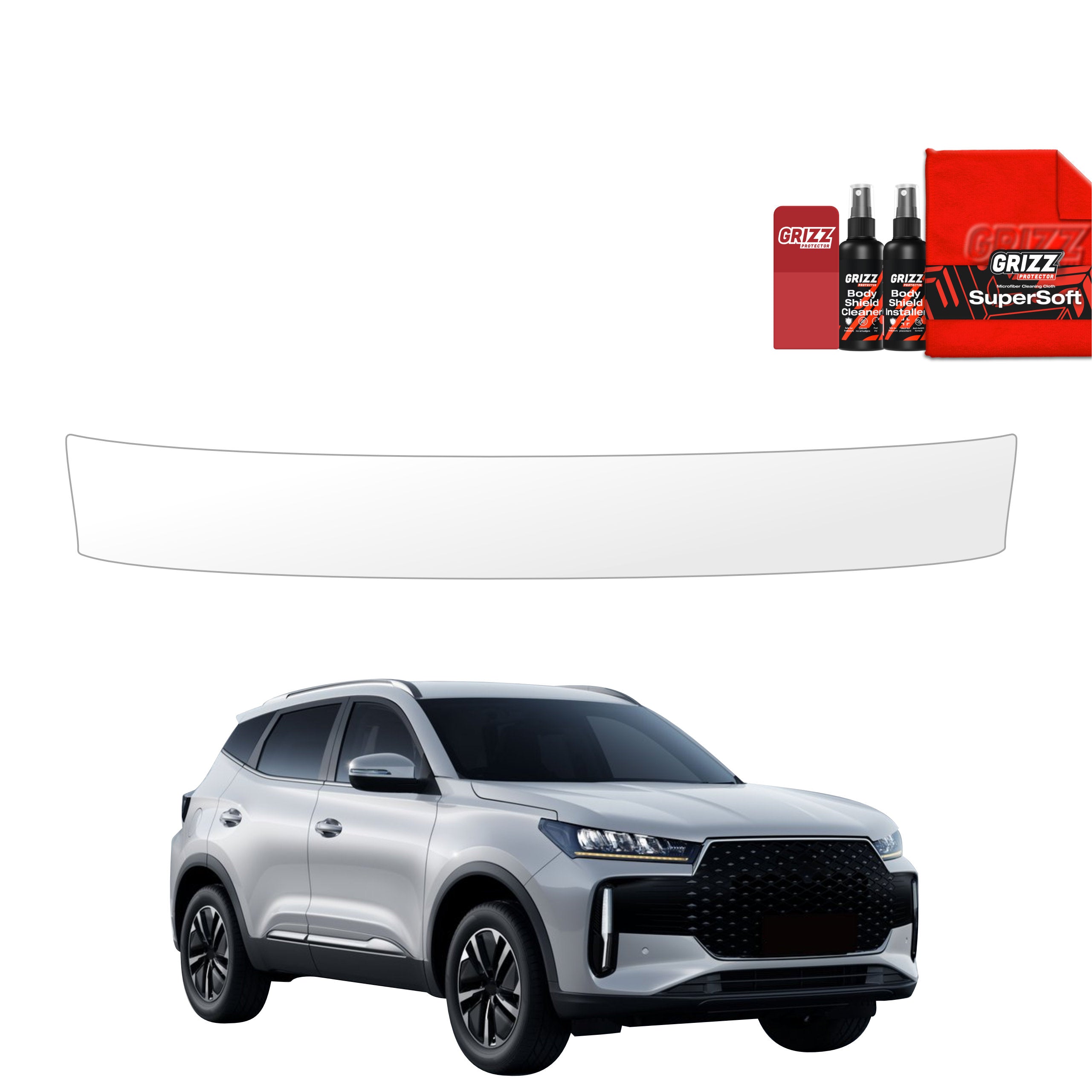 Schutzfolie Grizz Protector für Ladekante - Chery Tiggo 4 (2025-2026)