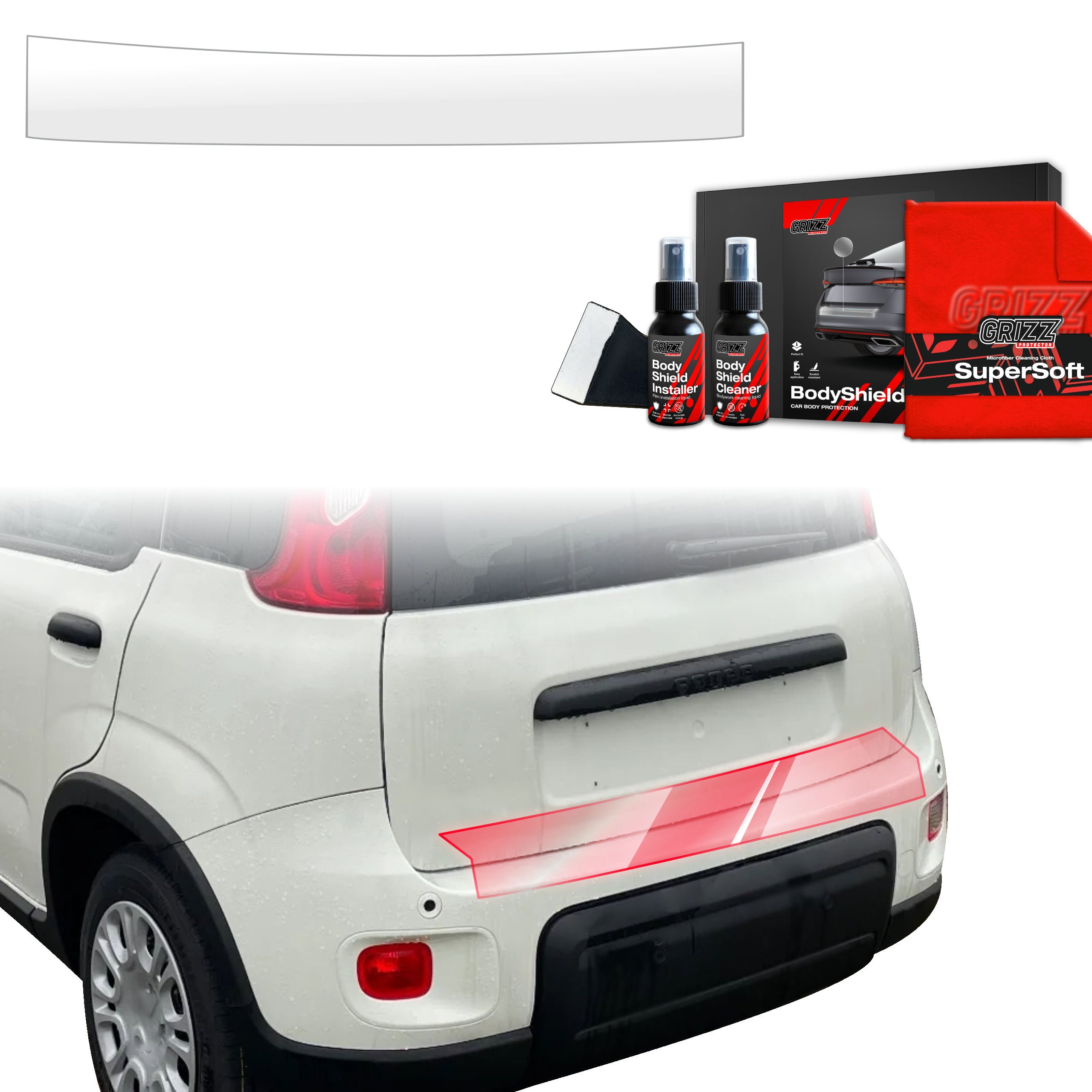 Schutzfolie Grizz Protector für Ladekante - Fiat Panda (2020-2026)