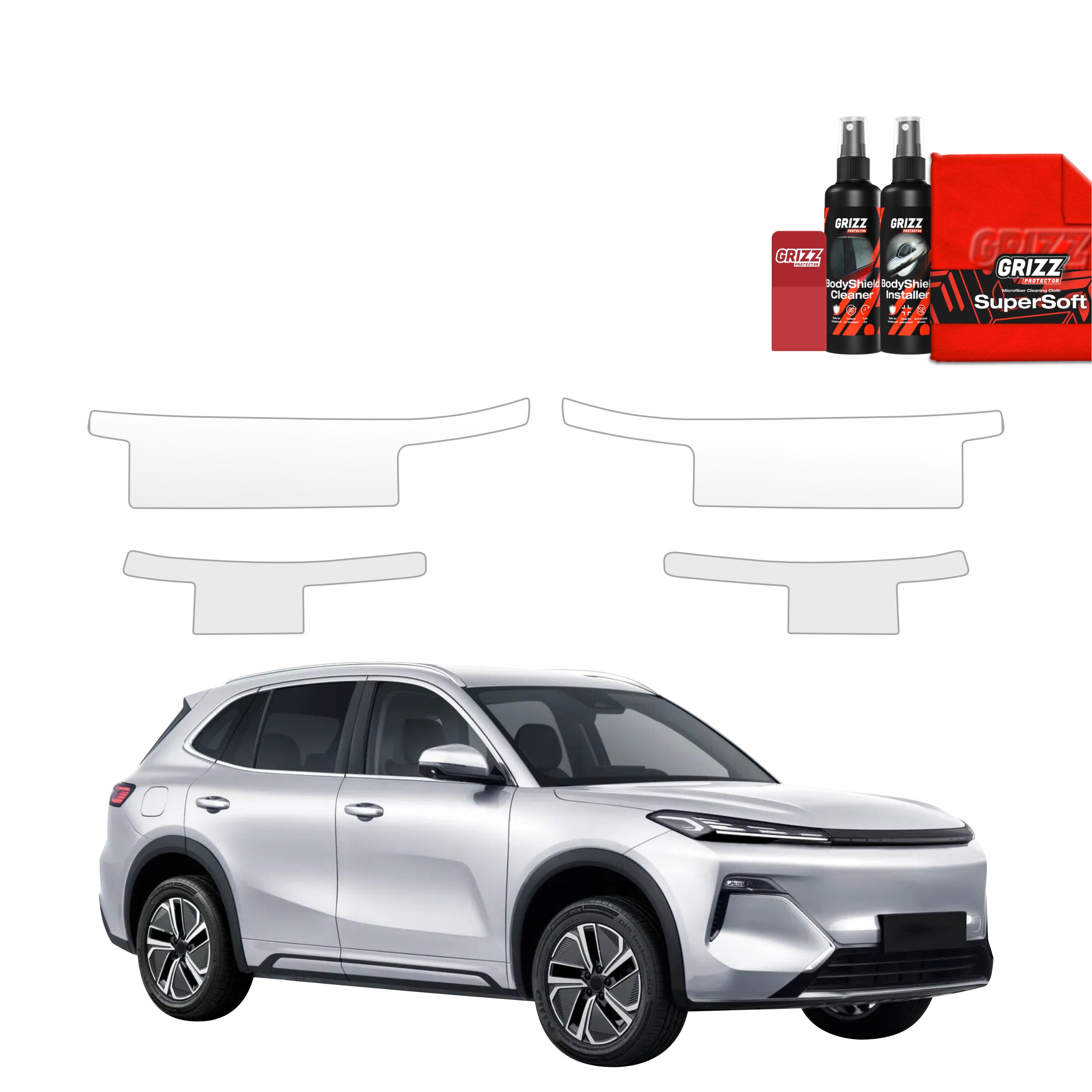 4in1 Schutzfolie Grizz Protector für Schweller - Geely Starray EM-i (2025-2026)