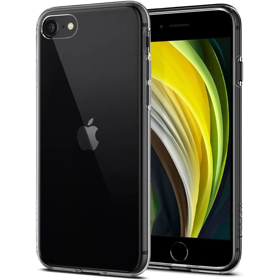 Schutzhülle Spigen Liquid Crystal für iPhone SE 2022/2020 8/7 transparent