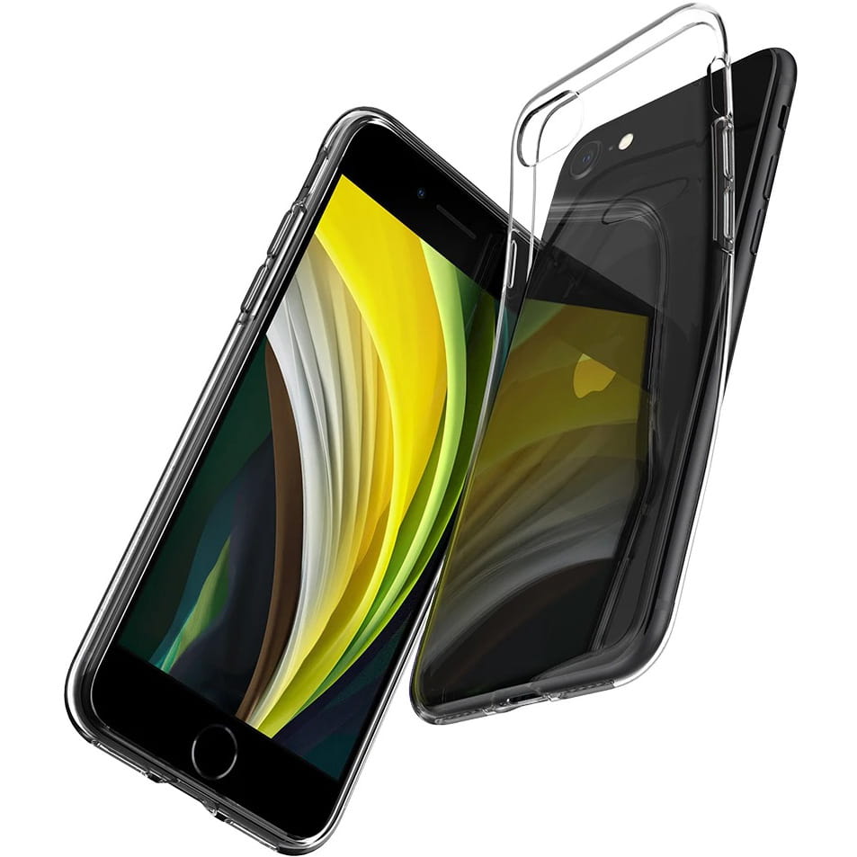 Schutzhülle Spigen Liquid Crystal für iPhone SE 2022/2020 8/7 transparent