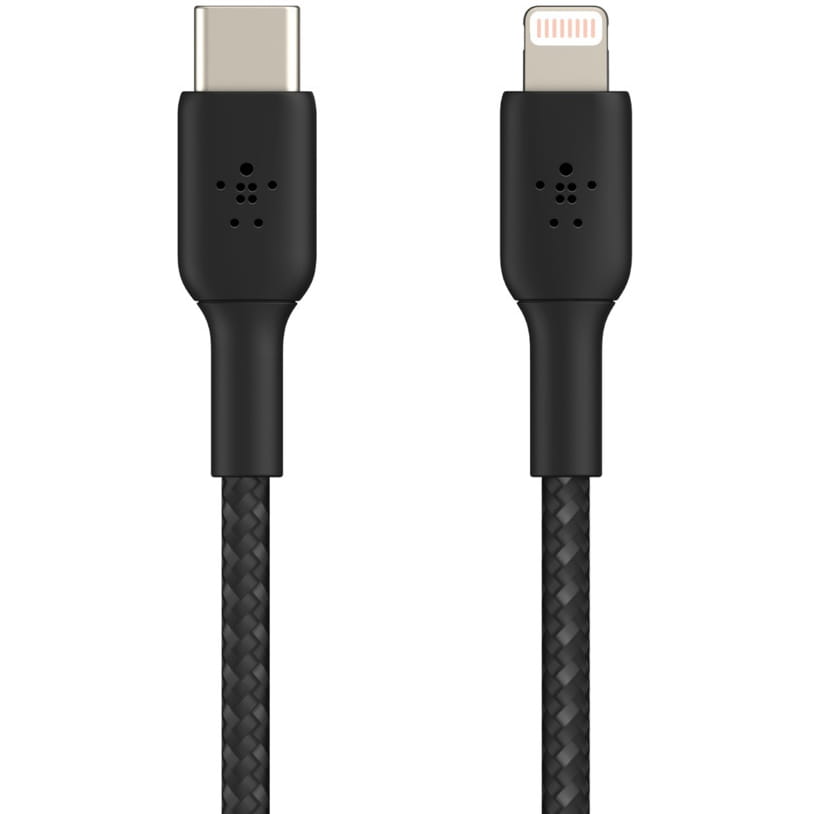 Kabel Belkin Boost Charge Braided USB-C für Lightning 2m schwarz