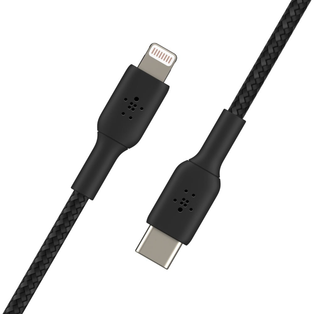 Kabel Belkin Boost Charge Braided USB-C für Lightning 2m schwarz
