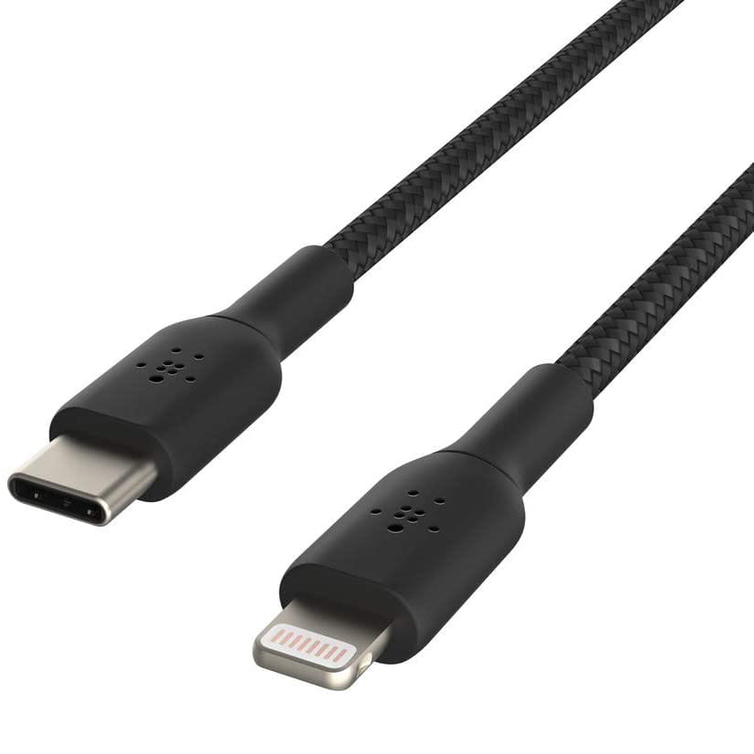 Kabel Belkin Boost Charge Braided USB-C für Lightning 2m schwarz