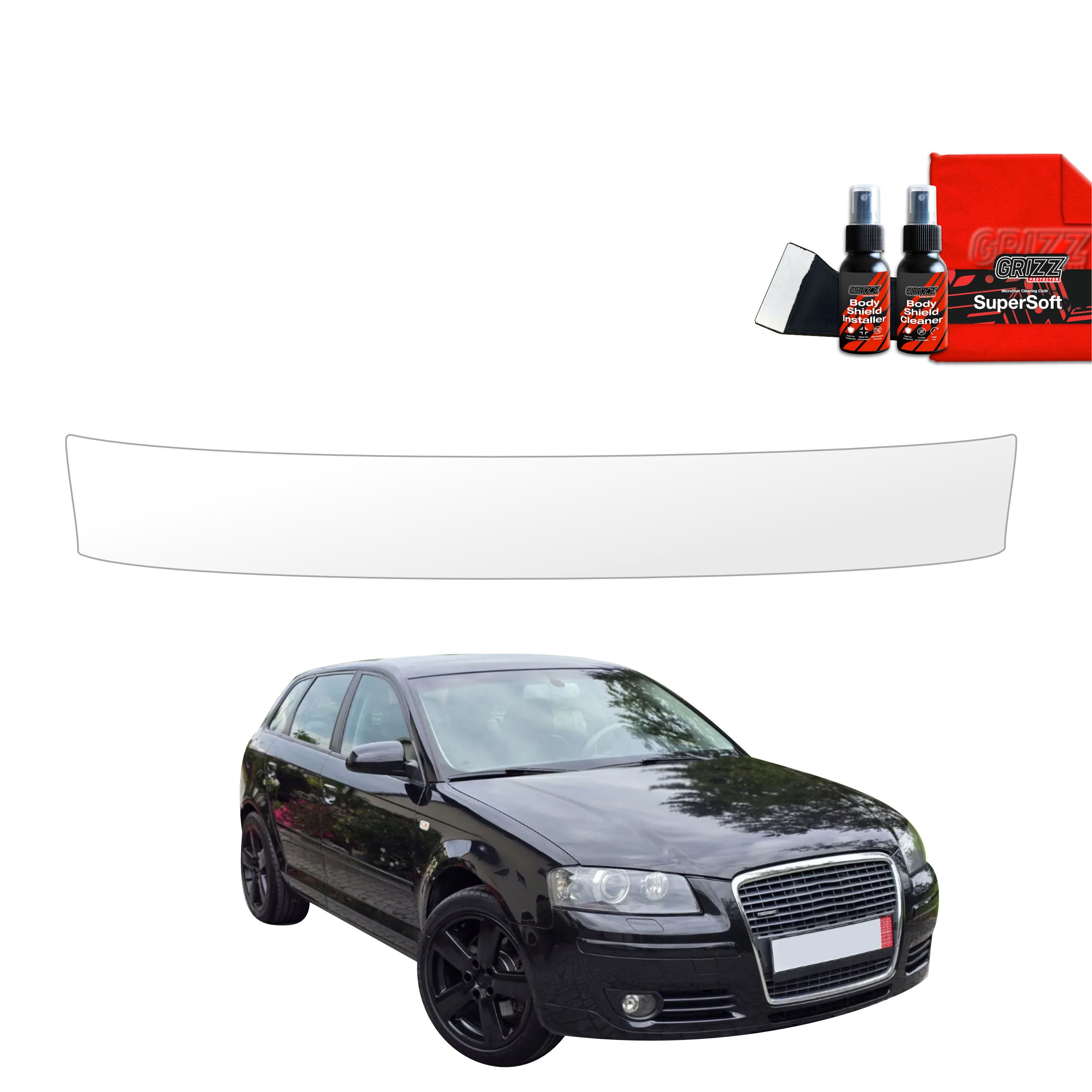Schutzfolie Grizz Protector für Ladekante - Audi A3 8P Hatchback 5D (2003-2008)