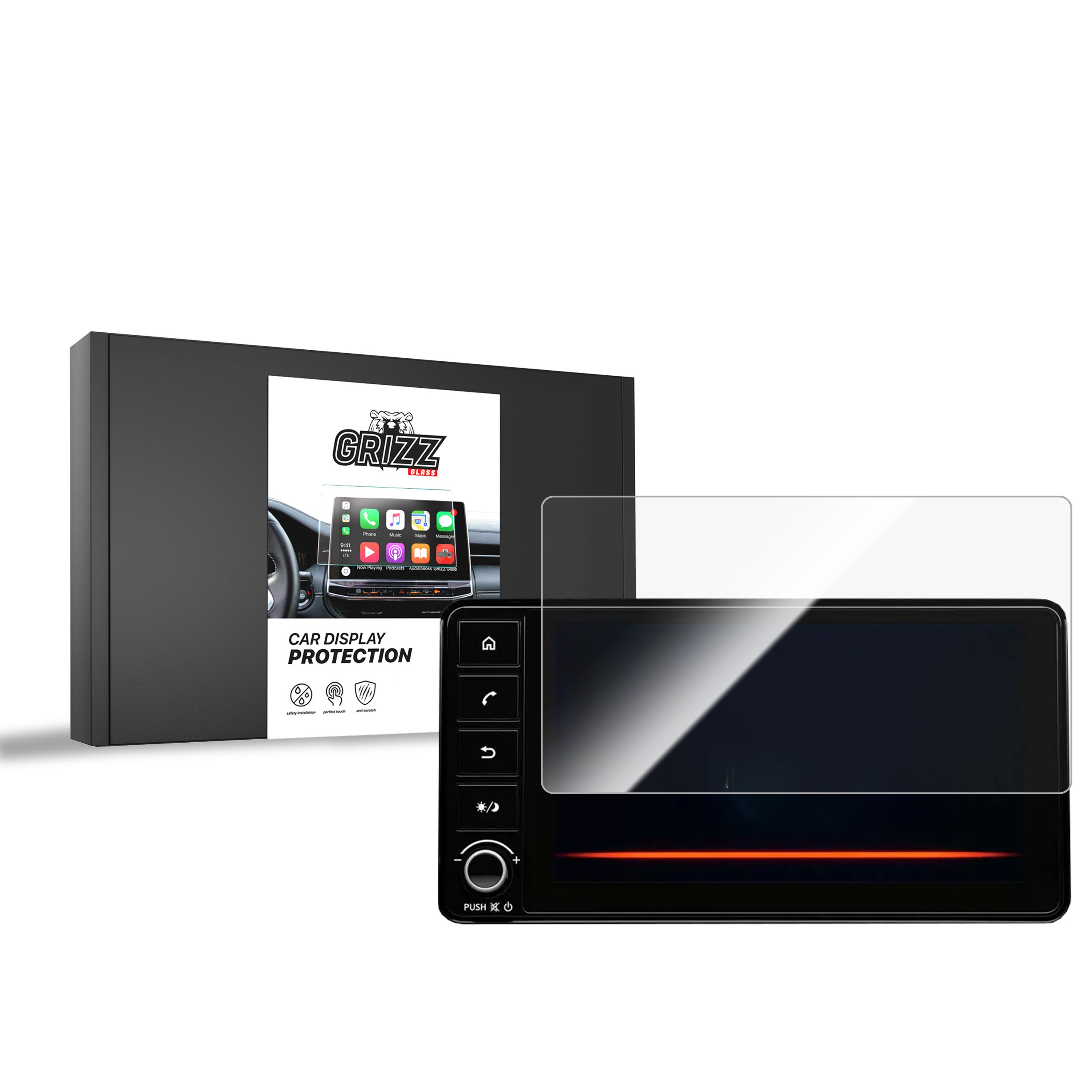Keramische Autodisplayfolie für Mitsubishi Space Star 7" (2024-2026), Grizz Protector