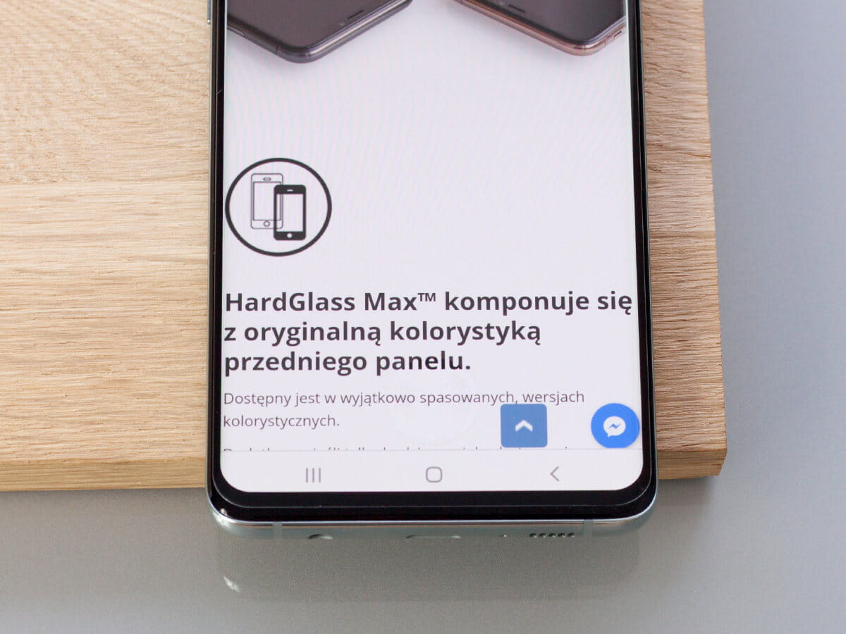 Gehärtetes Glas 3mk HardGlass Max FP für Galaxy Note 20 Ultra schwarzer Rahmen