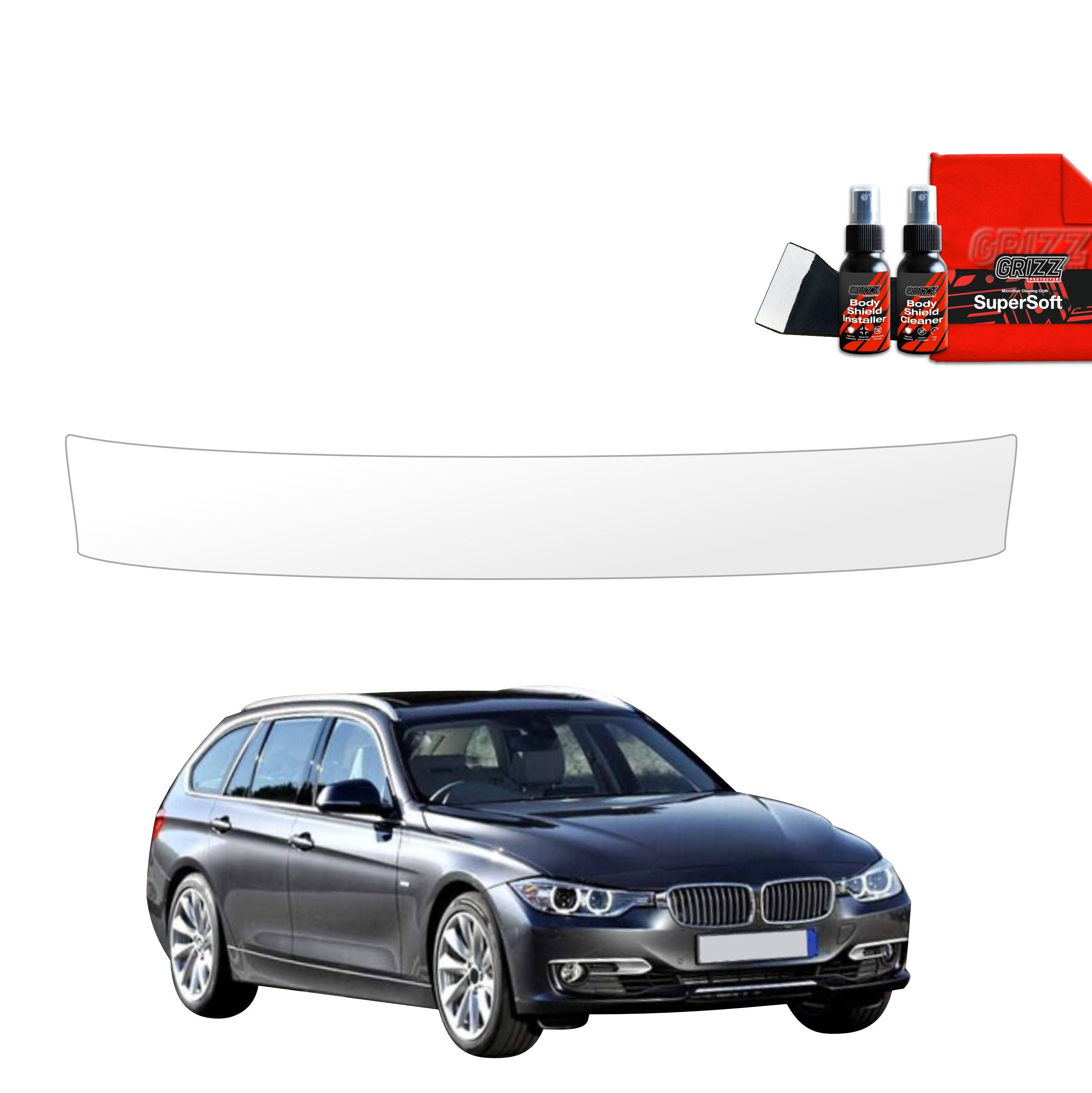 Schutzfolie Grizz Protector für Ladekante - BMW 3 F31 Kombi Pre-LCI (2011-2015)