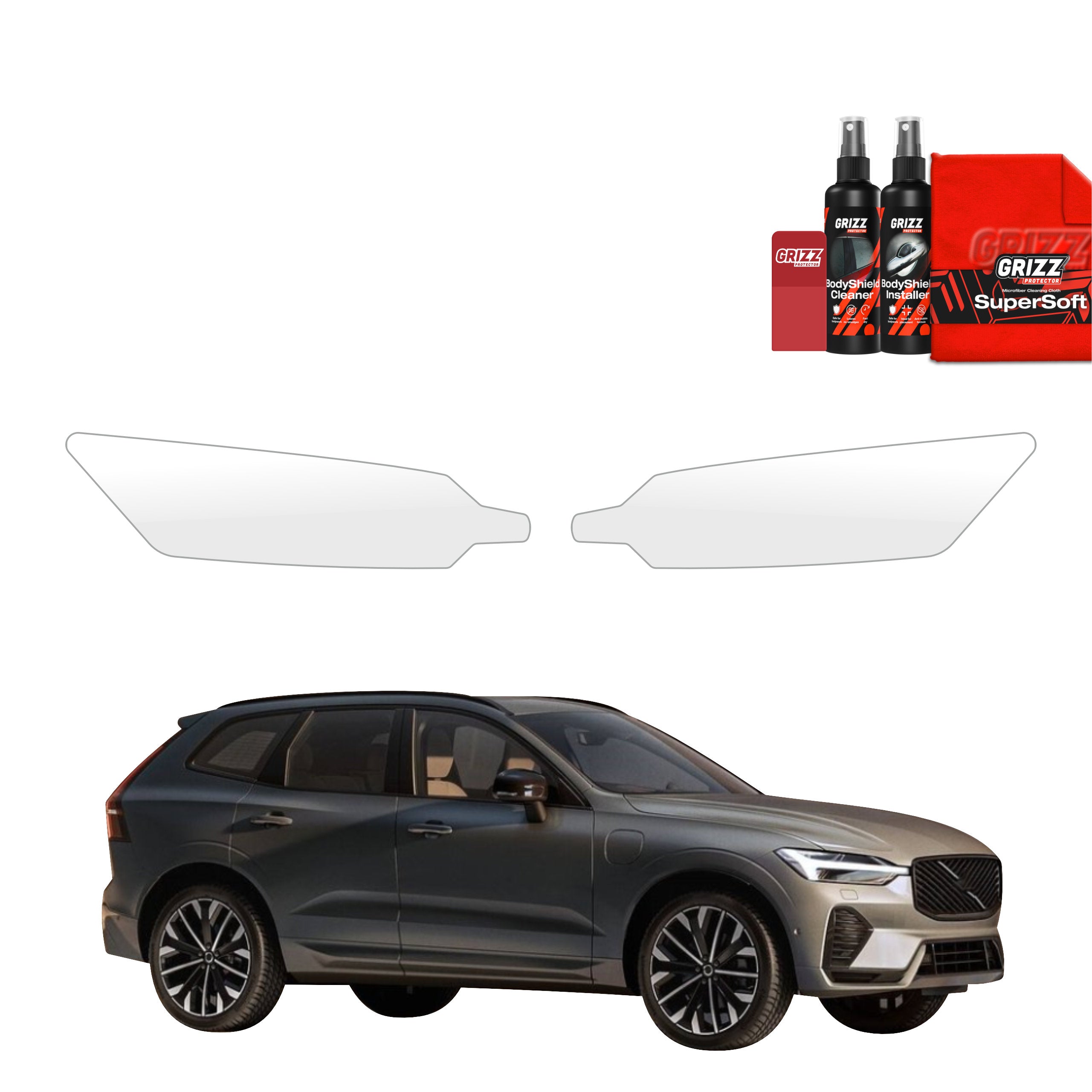 2in1 Schutzfolie Grizz Protector für Scheinwerfer - Volvo XC60 (2025-2026)