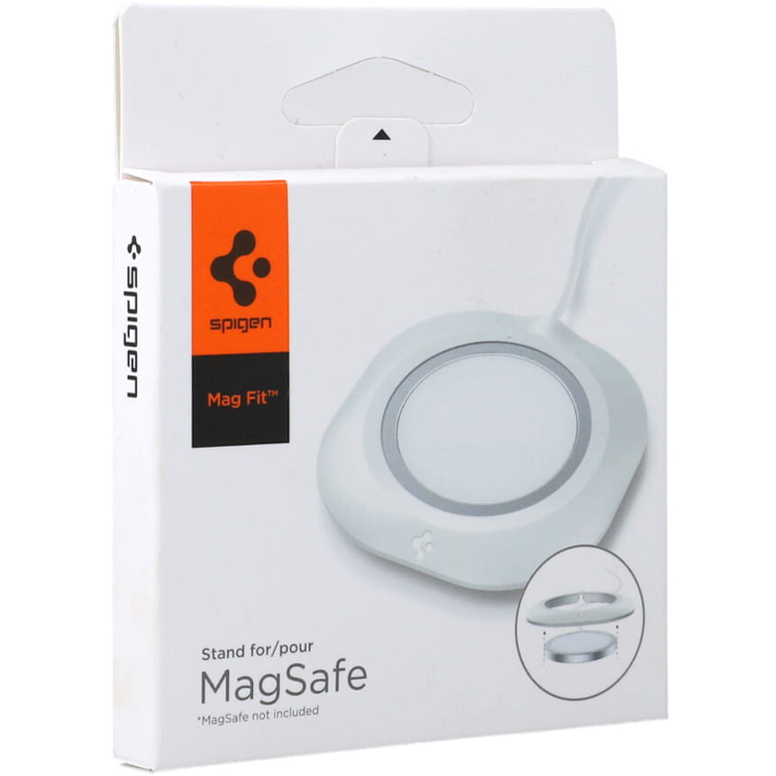 Überlagerung für Apple MagSafe Ladegeräte, Spigen MagFit, Weiß