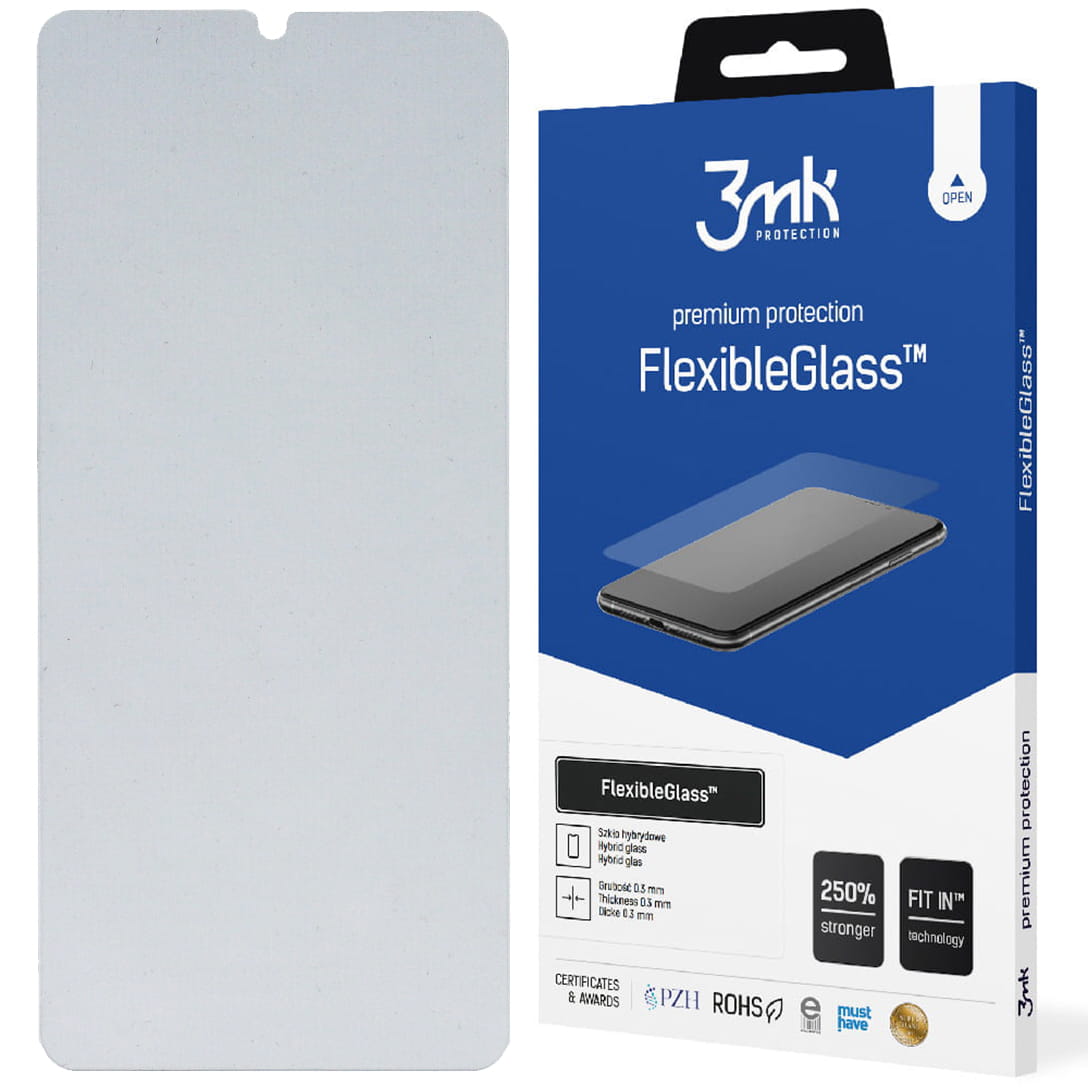 Hybridglas 3mk Flexible Glass für Samsung Galaxy A41 transparent