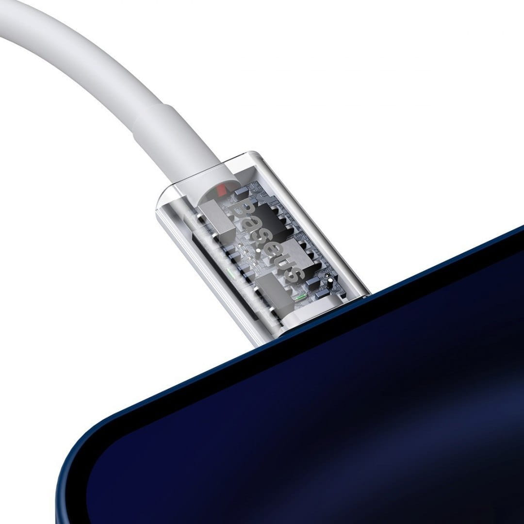 Kabel Baseus Superior USB-C für Lightning 20W 2m, Weiß