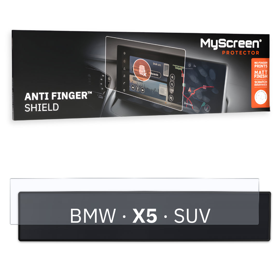 Autofolie für das Hauptdisplay, MyScreen Anti Finger Shield für BMW X5 (2023-2026), matt