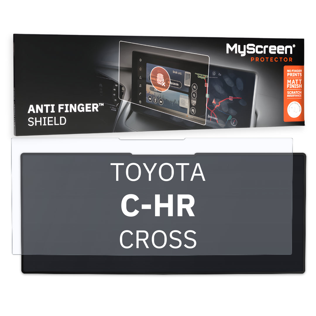 Autofolie für das Hauptdisplay, MyScreen Anti Finger Shield für Toyota C-HR (2023-2026), matt