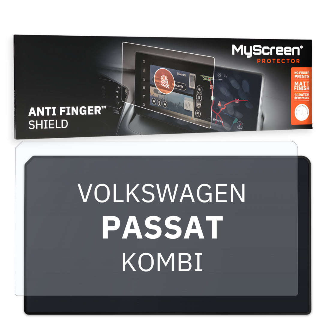 Autofolie für das Hauptdisplay, MyScreen Anti Finger Shield für Volkswagen PASSAT (2023-2026), matt