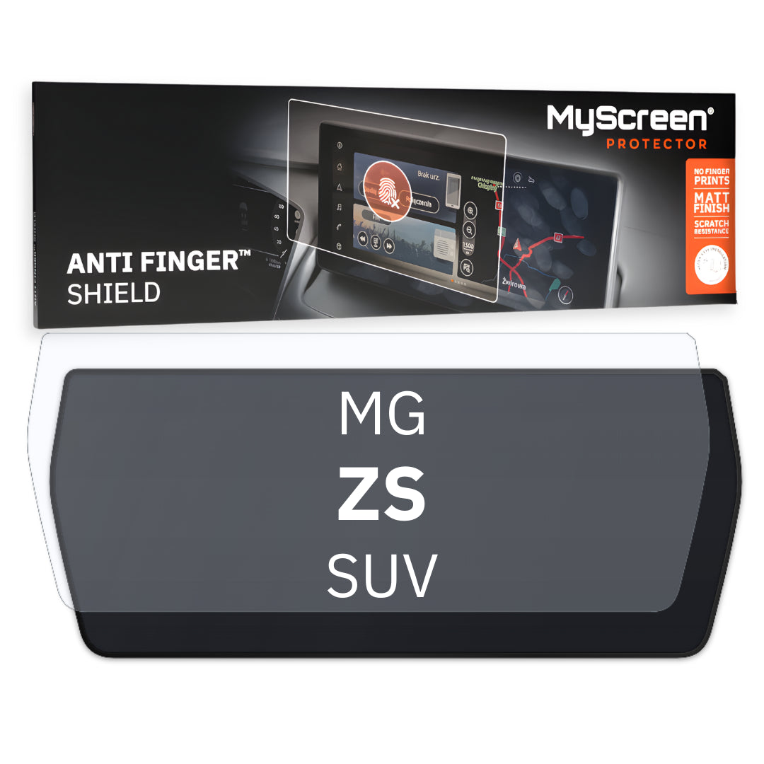 Autofolie für das Hauptdisplay, MyScreen Anti Finger Shield für MG ZS II (2024-2026), matt