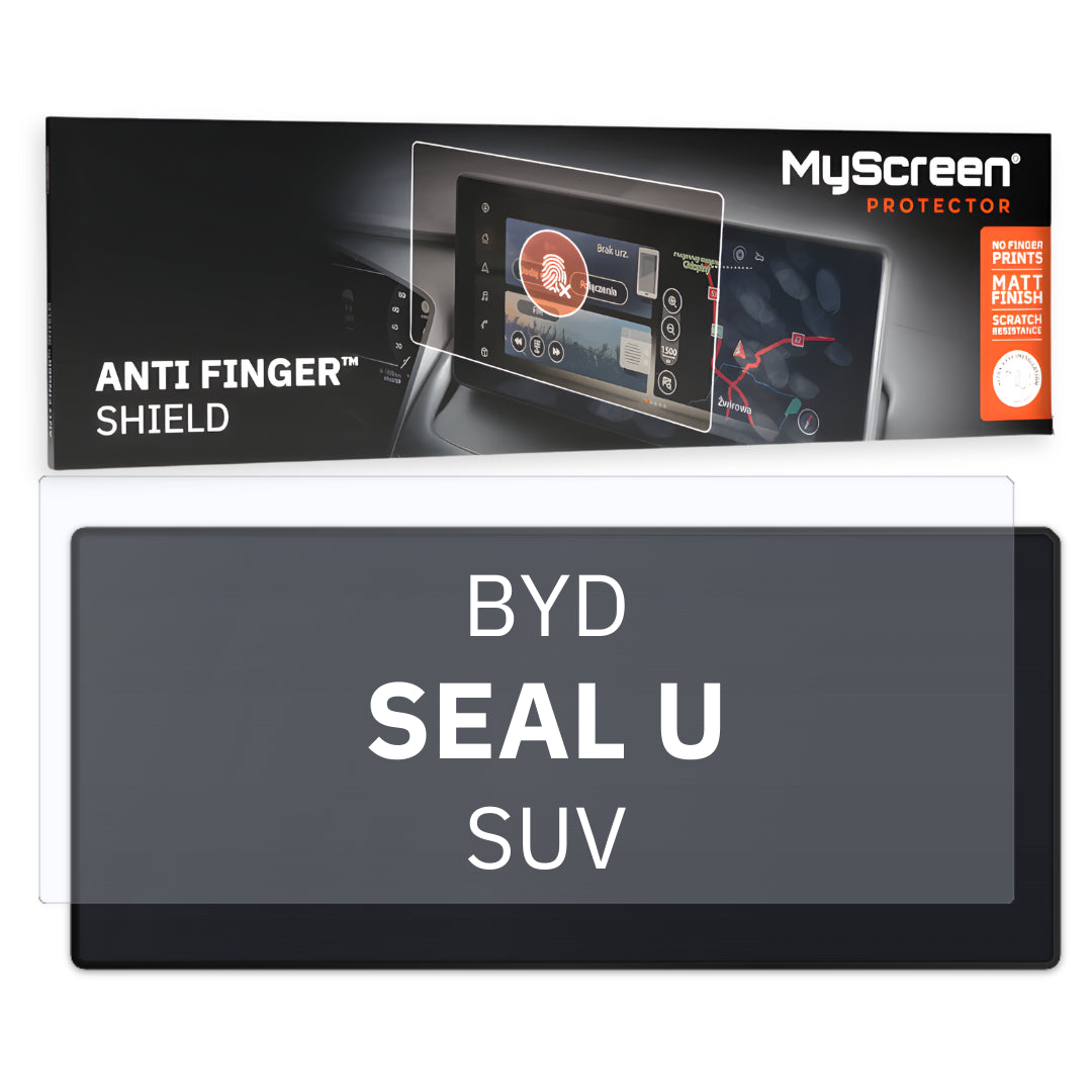 Autofolie für das virtuelle Cockpit, MyScreen Anti Finger Shield für BYD SEAL U DM-i I (2024-2026), matt