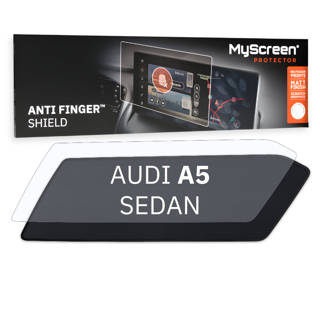 Autofolie für das Bedienfeld, MyScreen Anti Finger Shield für Audi A5 III (2024-2026), matt