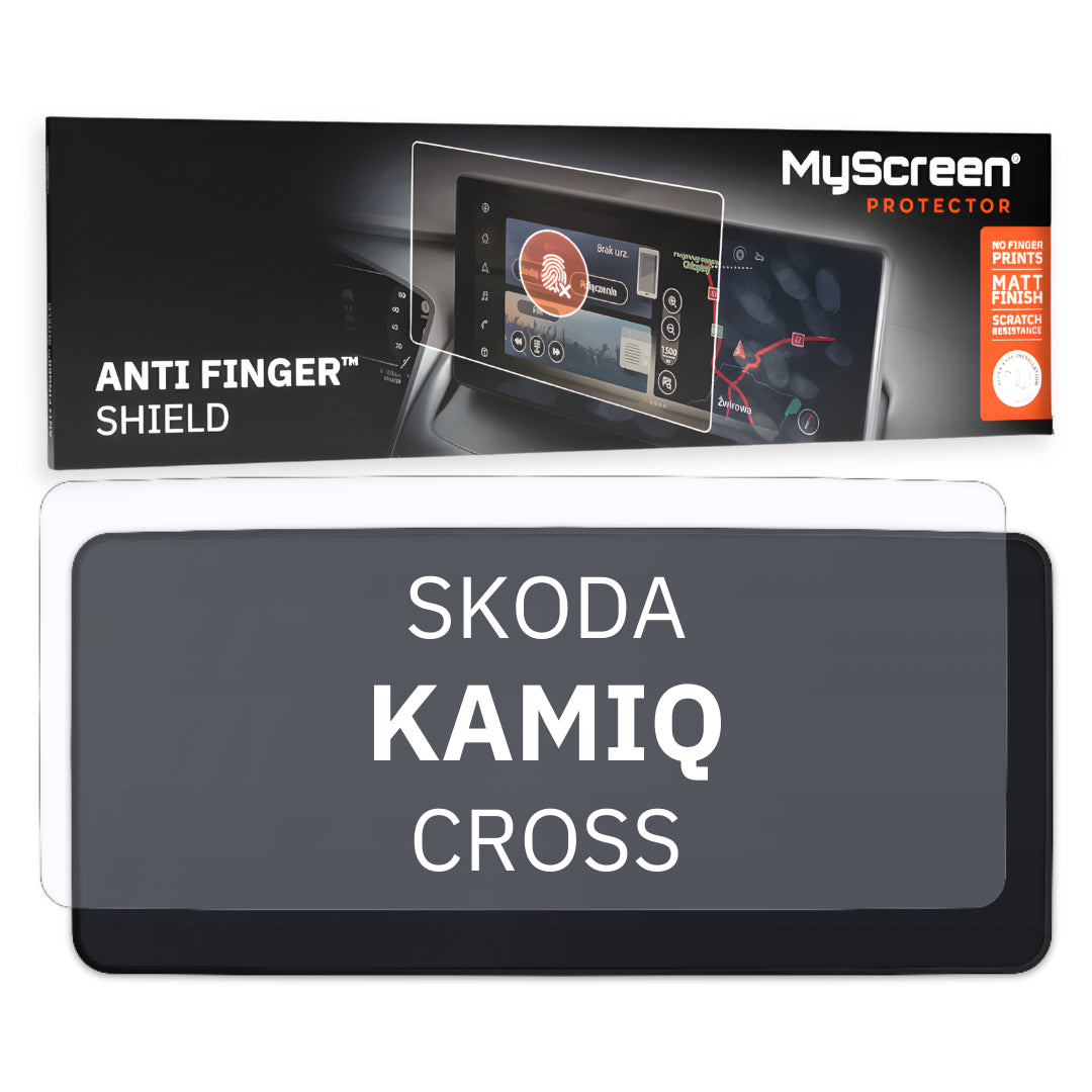 Autofolie für das Hauptdisplay, MyScreen Anti Finger Shield für Skoda Kamiq (Essence) I (2024-2026), matt