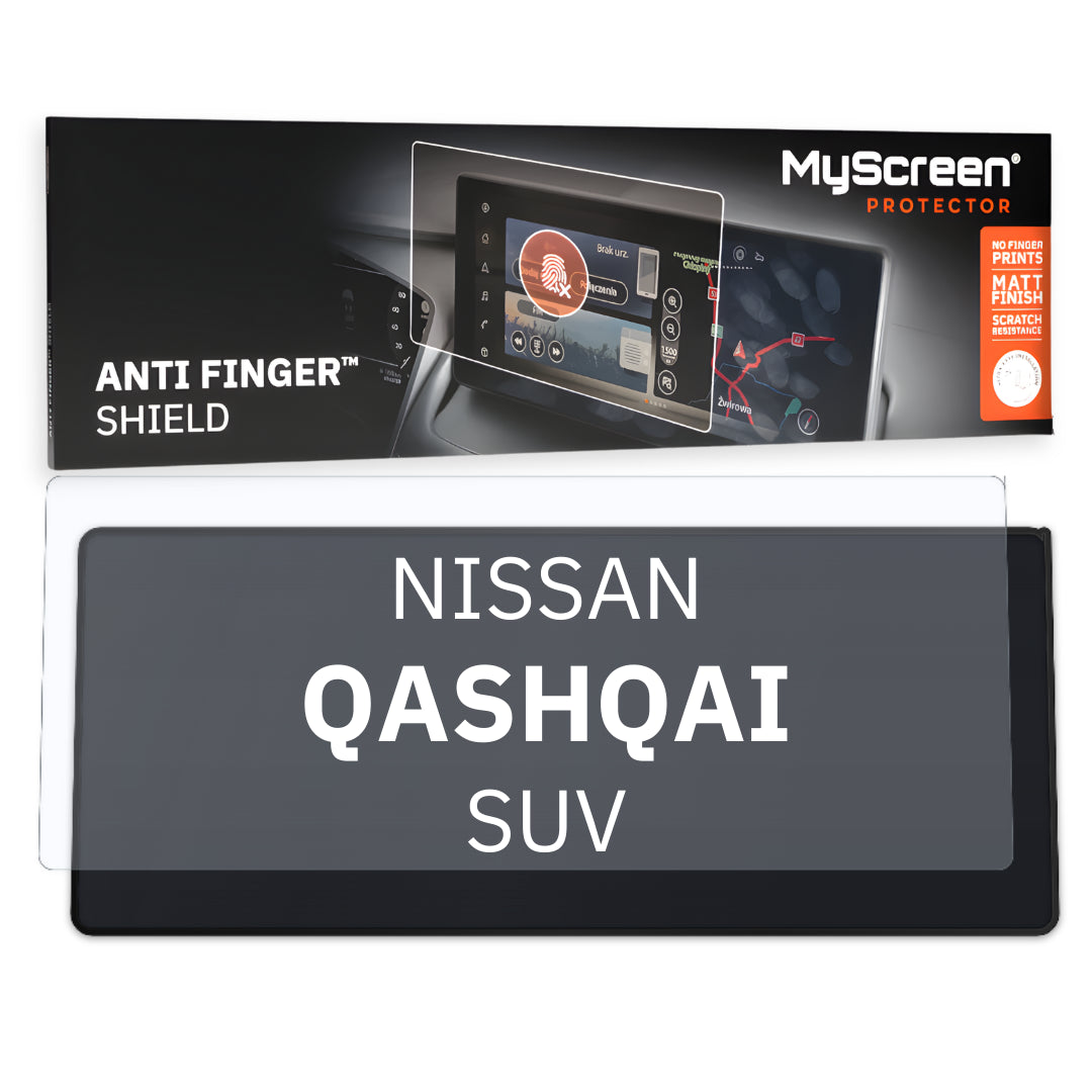 Autofolie für das Hauptdisplay, MyScreen Anti Finger Shield für Nissan QASHQAI III (2024-2026), matt
