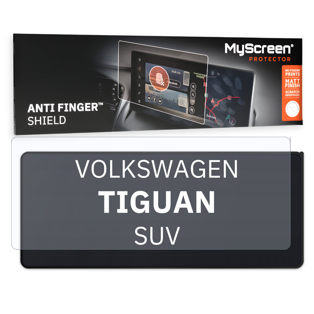 Autofolie für das virtuelle Cockpit, MyScreen Anti Finger Shield für Volkswagen Tiguan (Life) III (2024-2026), matt