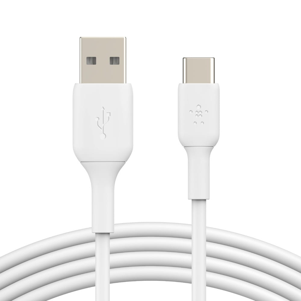 Kabel Belkin Boost Charge Flex Silicone USB-A für USB-C 3m,Weiß