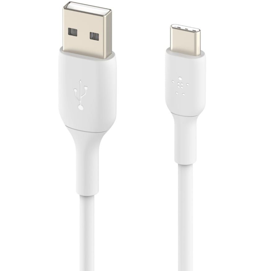 Kabel Belkin Boost Charge Flex Silicone USB-A für USB-C 3m,Weiß