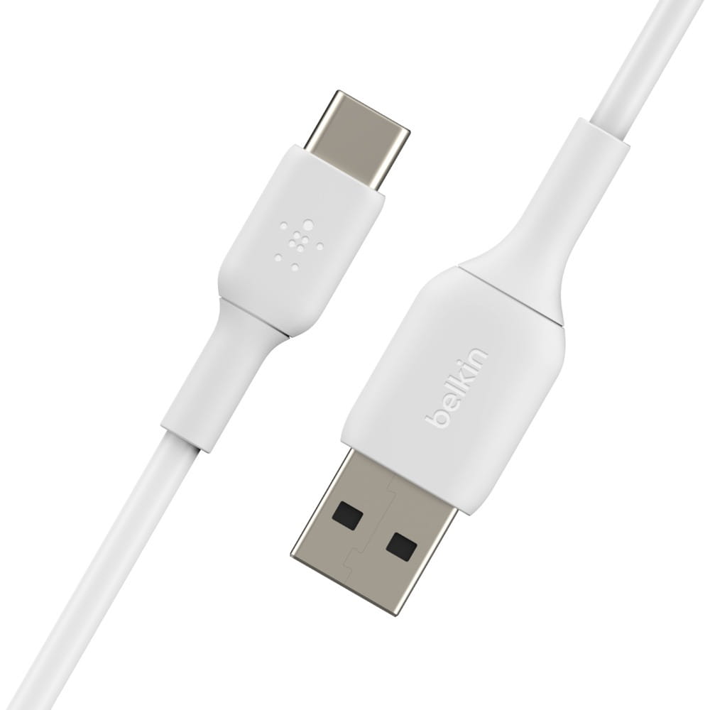 Kabel Belkin Boost Charge Flex Silicone USB-A für USB-C 3m,Weiß