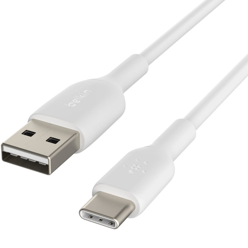 Kabel Belkin Boost Charge Flex Silicone USB-A für USB-C 3m,Weiß