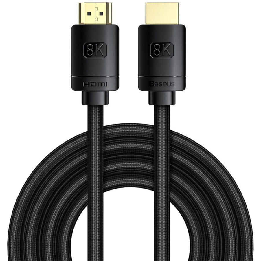 Baseus High Definition HDMI 2.1 Kabel 8K Ultra HD 60Hz, 3m, schwarz