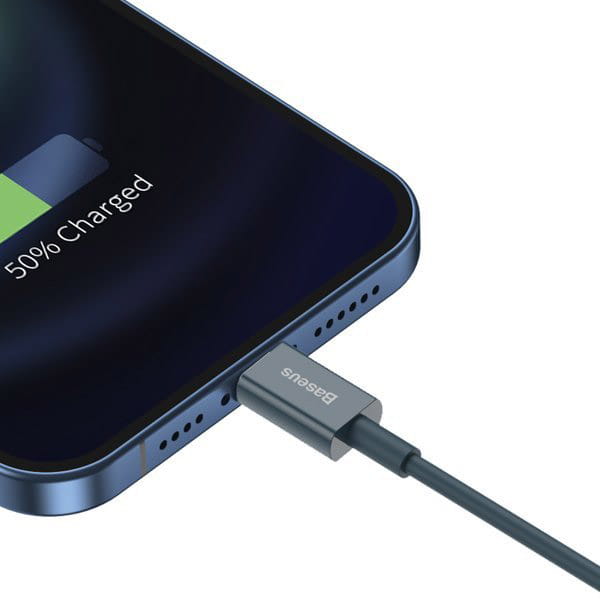 Kabel Baseus Superior USB-A für Lightning 2.4A 1m, Blau