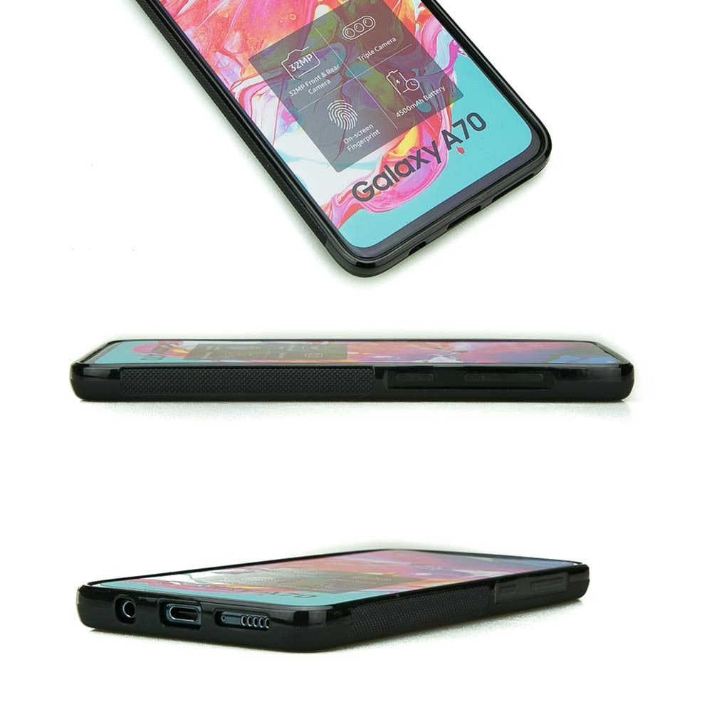Holzhülle für Galaxy A70, Bewood Amerikanischer Nussbaum