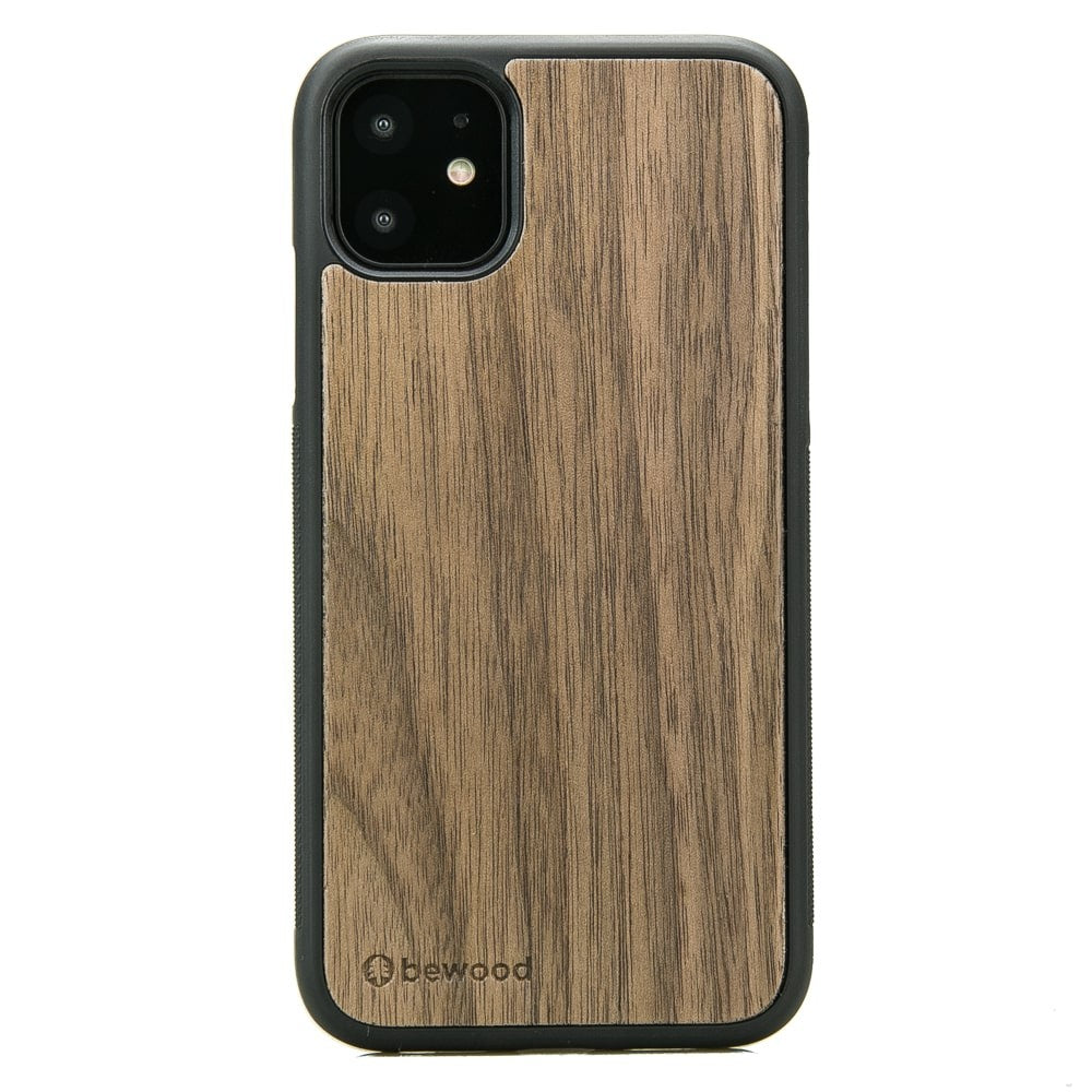 Holzhülle für iPhone 11, Bewood Amerikanischer Nussbaum