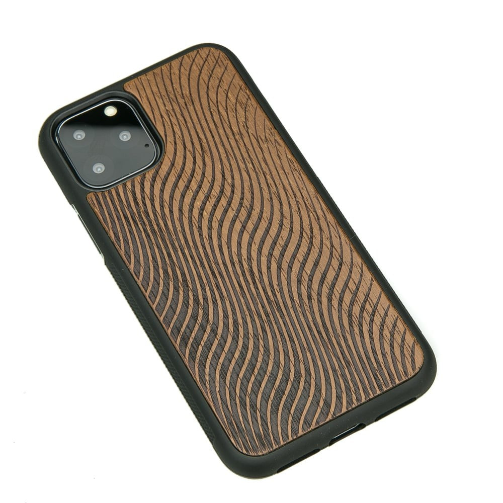 Holzhülle für iPhone 11 Pro, Bewood Merbauwellen