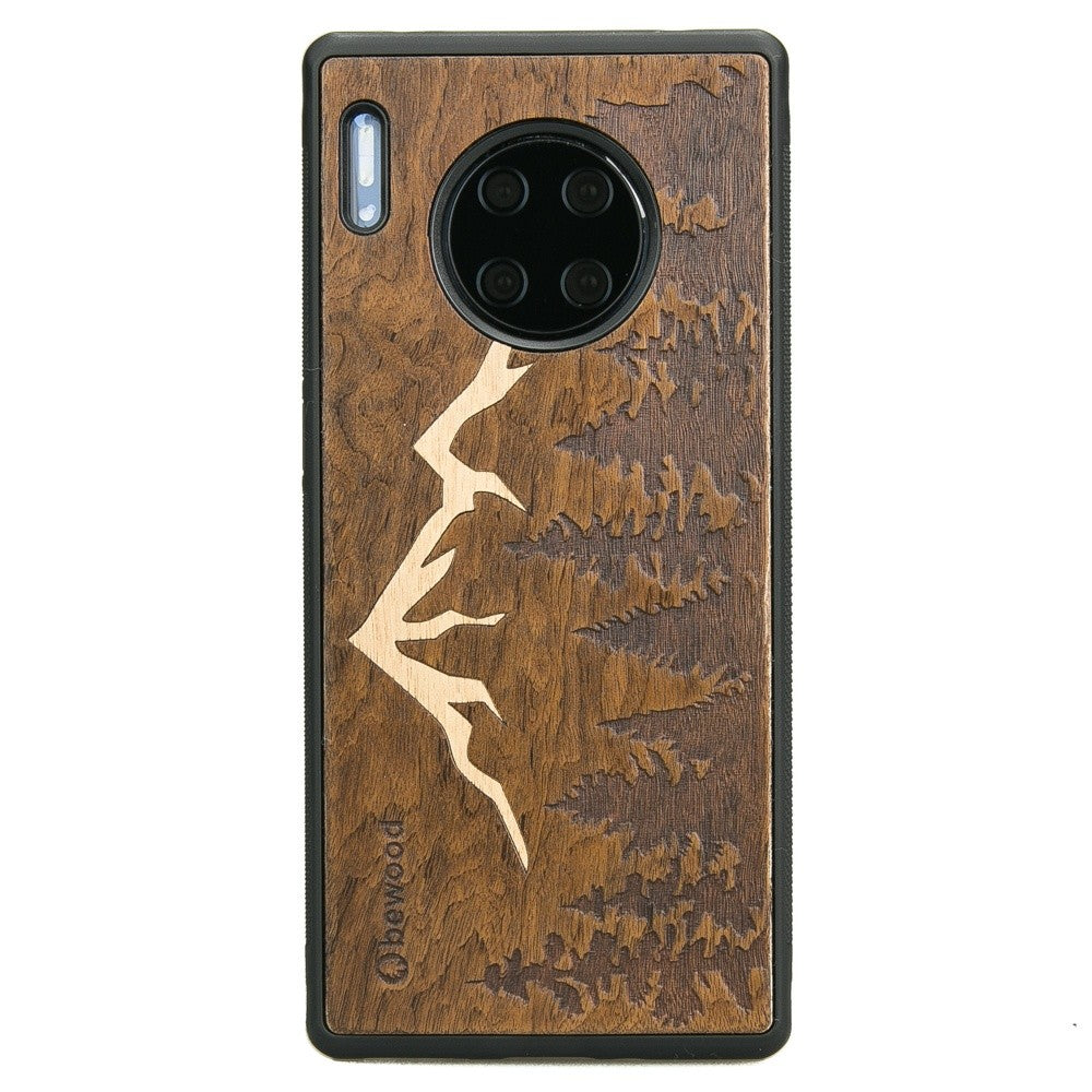 Holzhülle für Huawei Mate 30 Pro, Bewood Imbuia-Gebirge