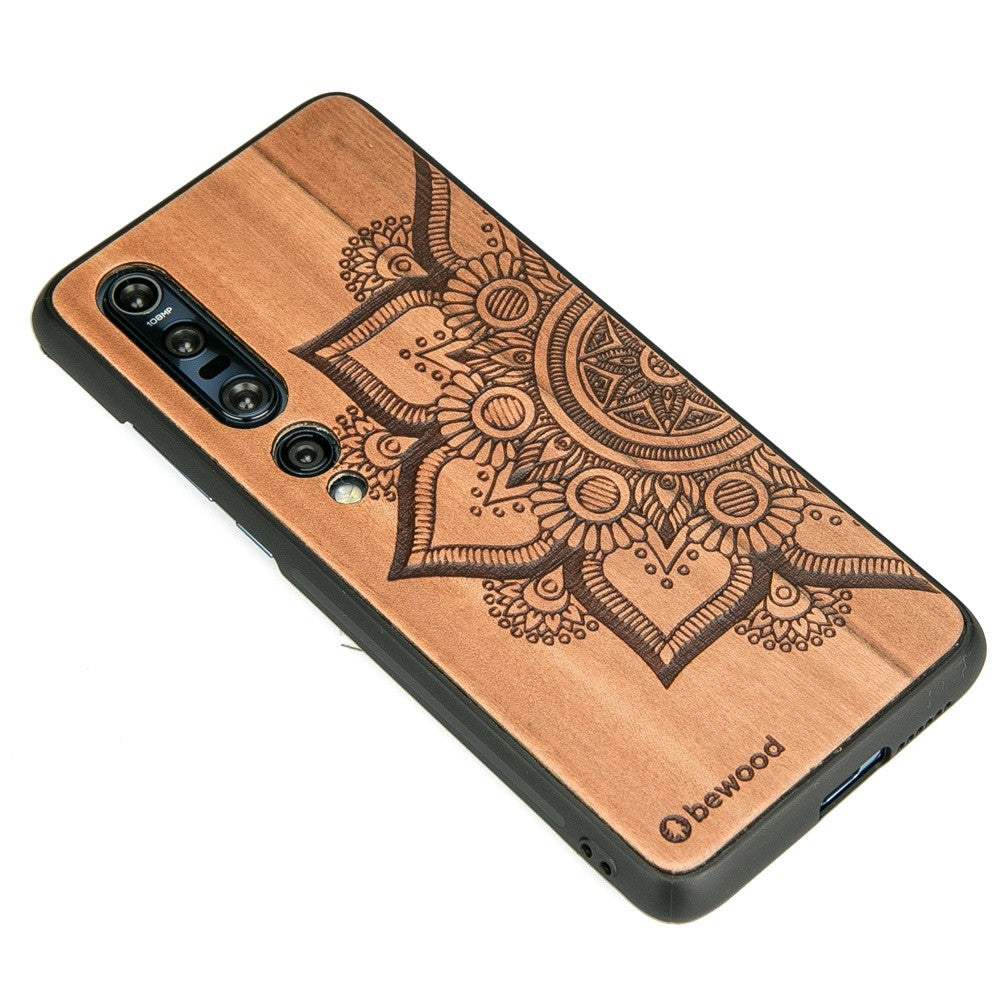 Holzhülle für Xiaomi Mi 10, Bewood Apfelbaum Mandala