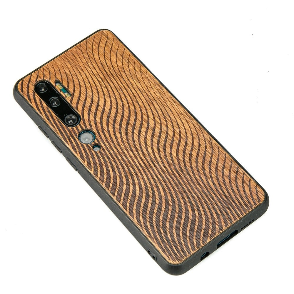 Holzhülle für Xiaomi Mi Note 10 / 10 Pro, Bewood Merbauwellen