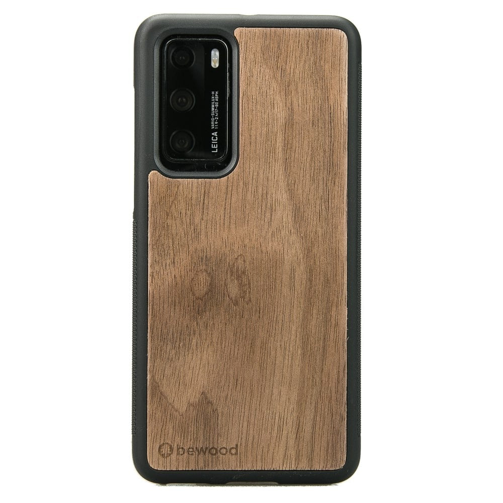 Holzhülle für Huawei P40, Bewood Amerikanischer Nussbaum