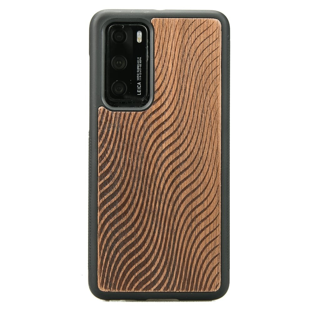 Holzhülle für Huawei P40, Bewood Merbauwellen